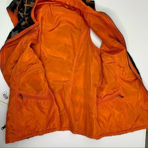 Spanner Vest Womens 20W Plus Size Reversible NWT Grey Tangerine Black - Picture 9 of 12